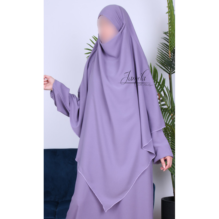 Khimar Lila Jamila : léger, doux et double voile