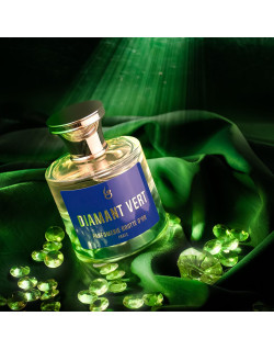 Goutte d'Or - Spray Homme ou Femme - Extrait de Parfum Diamant Vert, contenant 50 ml