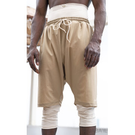 Sarouel de Bain Cycliste - SwimShort - Camel - Qaba'il