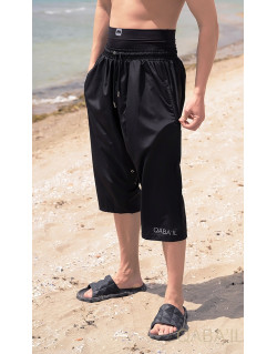 Sarouel de Bain Lycra - Noir - Qaba'il