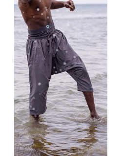 Sarouel de Bain Lycra - Anthracite - Qaba'il S23