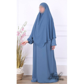 Abaya Papillon - Camel Foncé - Microfibre Léger - Jamila