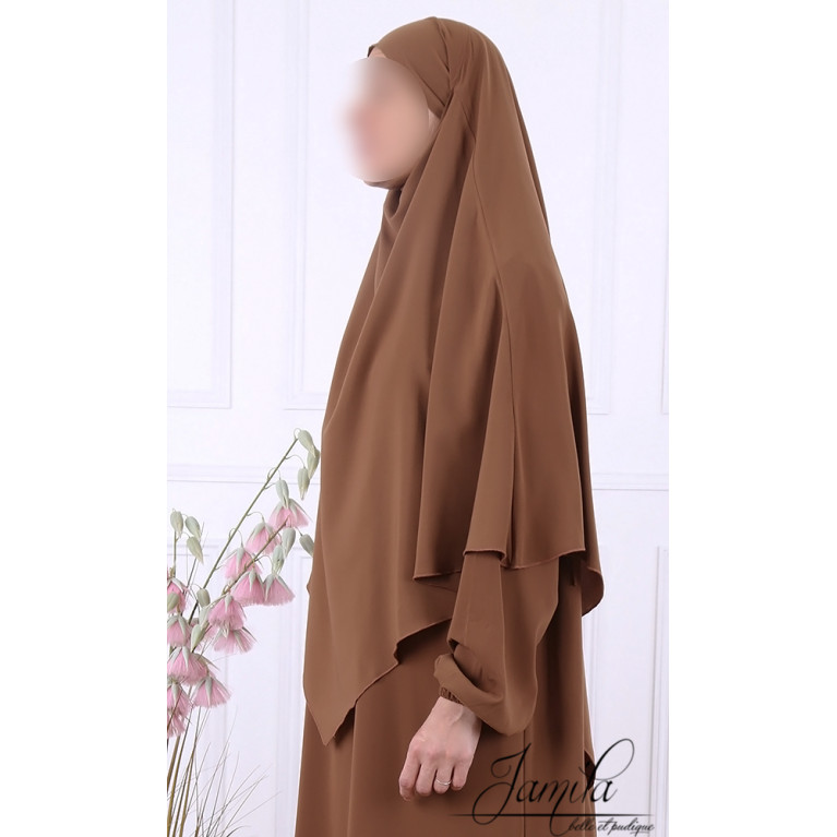 Khimar - Praline - Microfibre Léger - Jamila