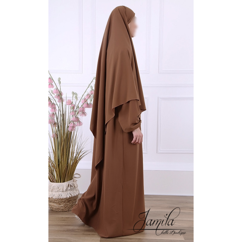 Khimar - Bleu Ciel - Microfibre Léger - Jamila