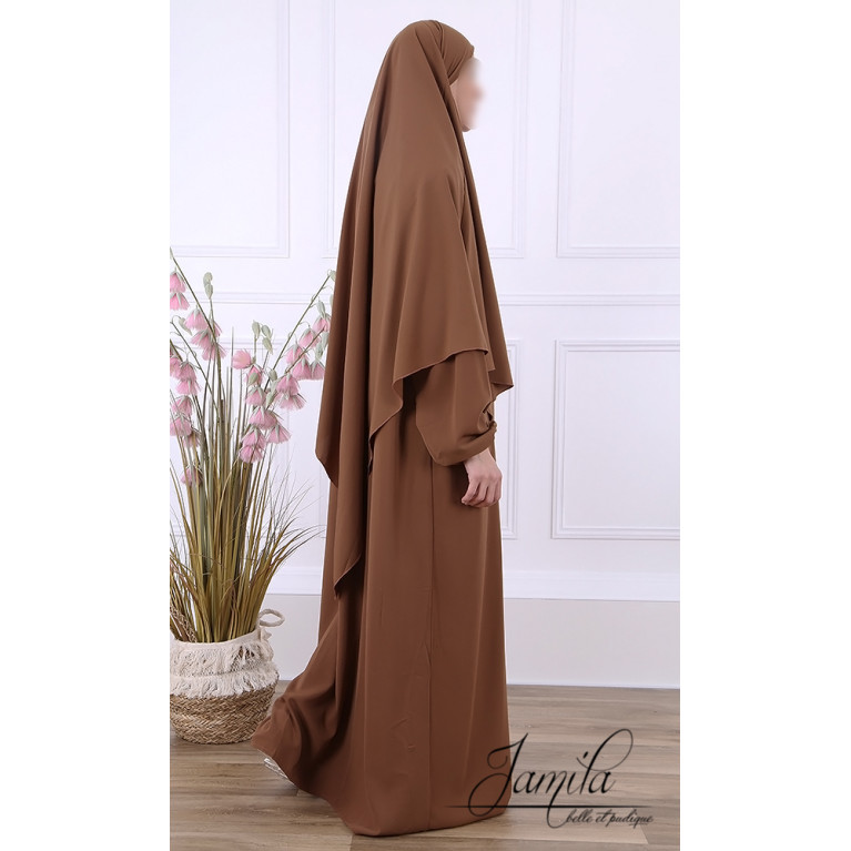 Khimar - Bleu Ciel - Microfibre Léger - Jamila