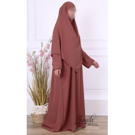 Khimar - Praline - Microfibre Léger - Jamila