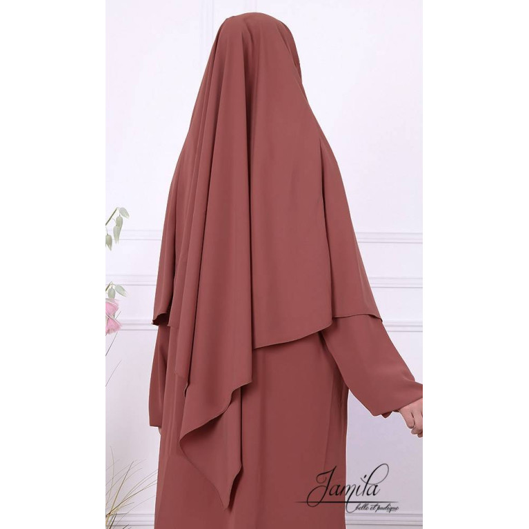 Khimar - Praline - Microfibre Léger - Jamila