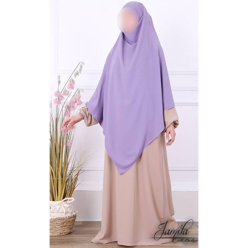 Khimar - Terracotta - Microfibre Léger - Jamila