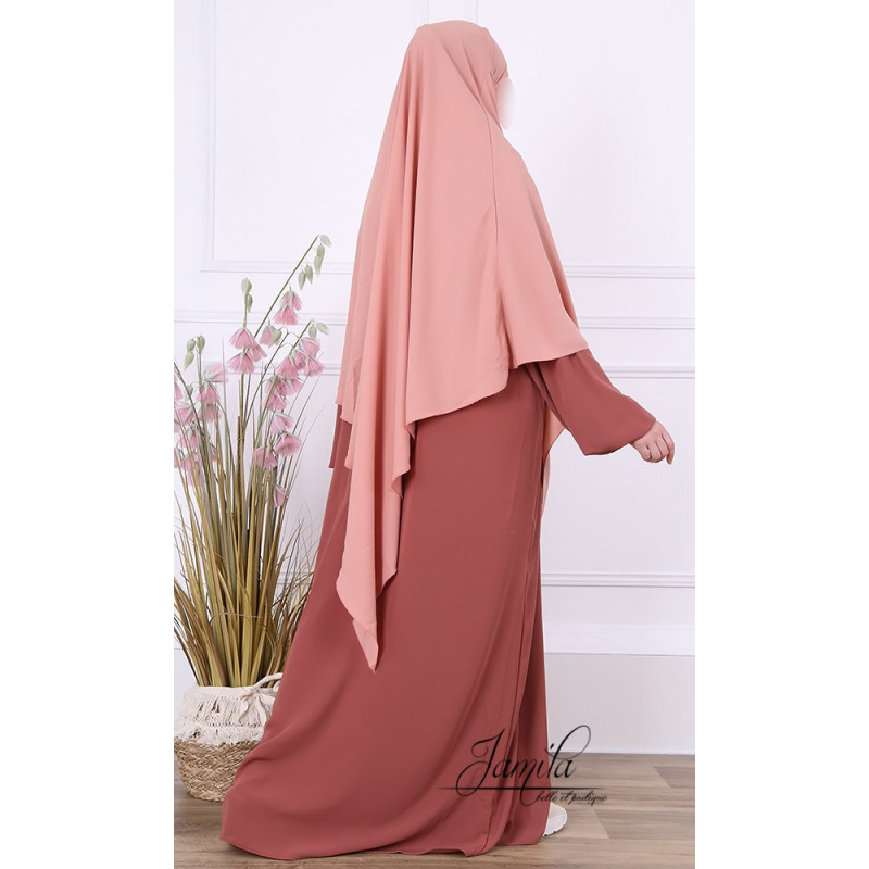 Khimar - Lila - Microfibre Léger - Jamila