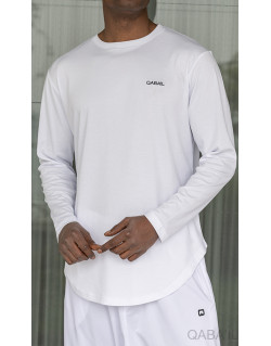 T-Shirt Léger Blanc Manches Longues Qaba'il : S23