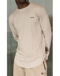 T-Shirt Léger Beige Manches Longues Qaba'il : S23