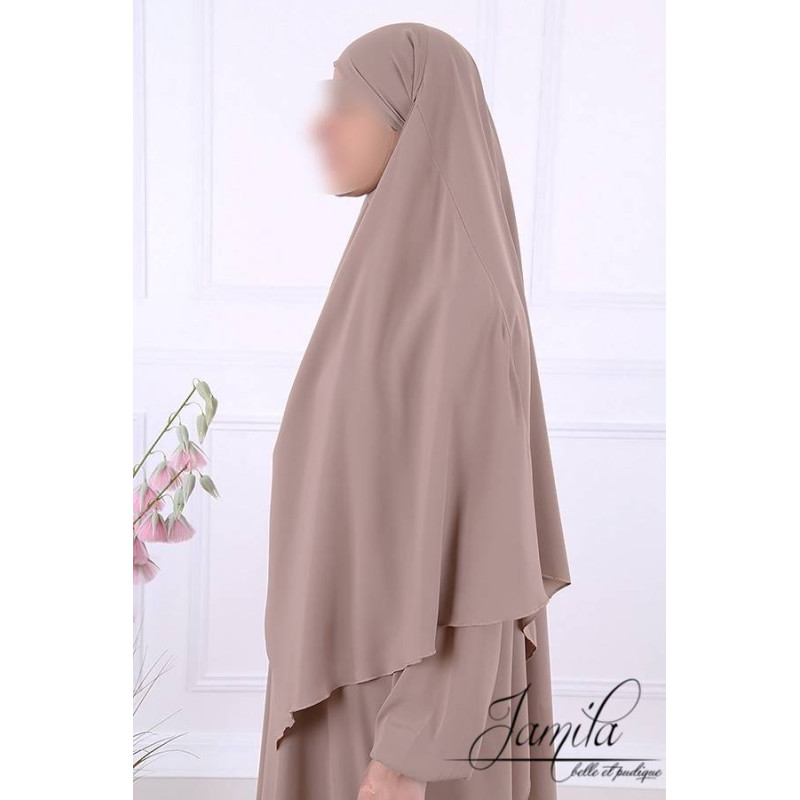 Khimar - Anthracite - Microfibre Royal - Jamila