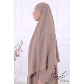 Khimar - Taupe Nude - Microfibre Royal - Jamila