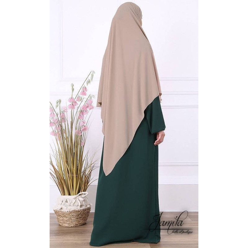 Khimar - Terracotta - Microfibre Léger - Jamila