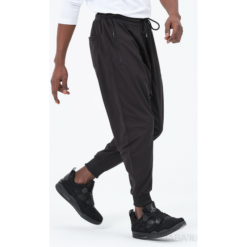 Sarouel Léger CSD - Noir - Qaba'il : Sarouel Jogging S23