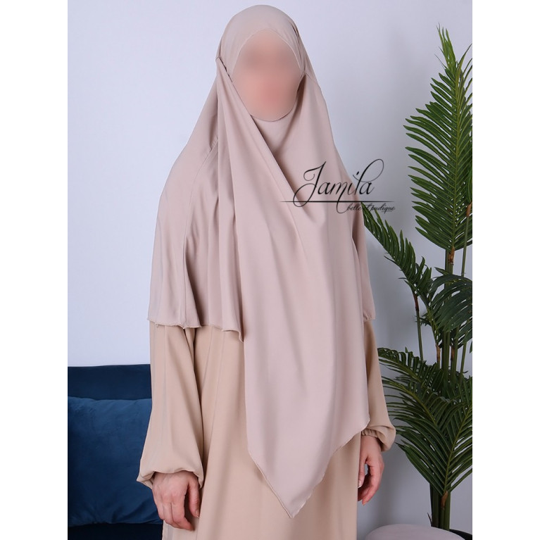 Khimar - Beige - Royal Léger - Jamila - 18K1R