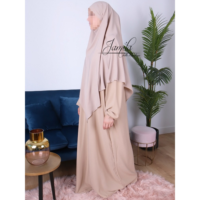 Khimar - Beige - Royal Léger - Jamila - 18K1R