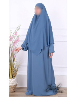 Khimar - Bleu Jean - Royal Léger - Jamila - 2554K1R