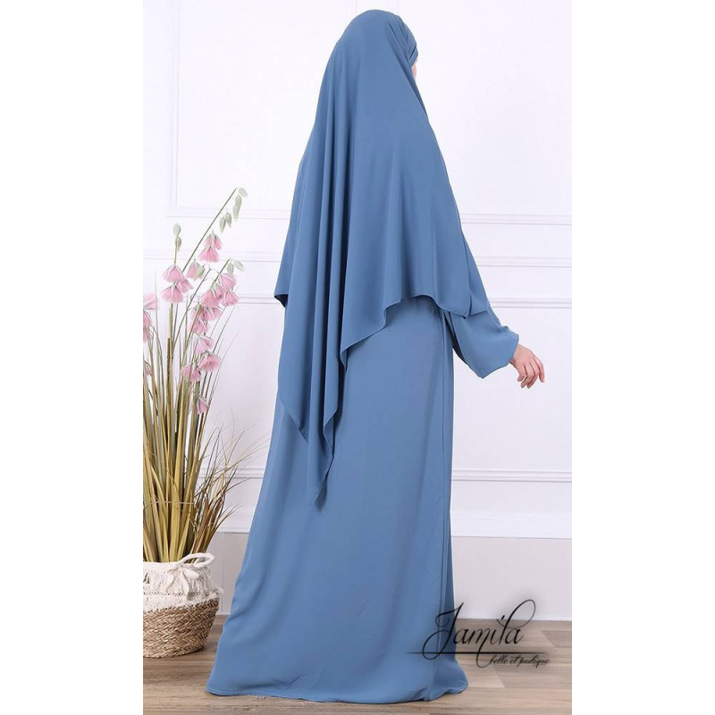 Khimar - Bleu Jean - Royal Léger - Jamila - 2554K1R