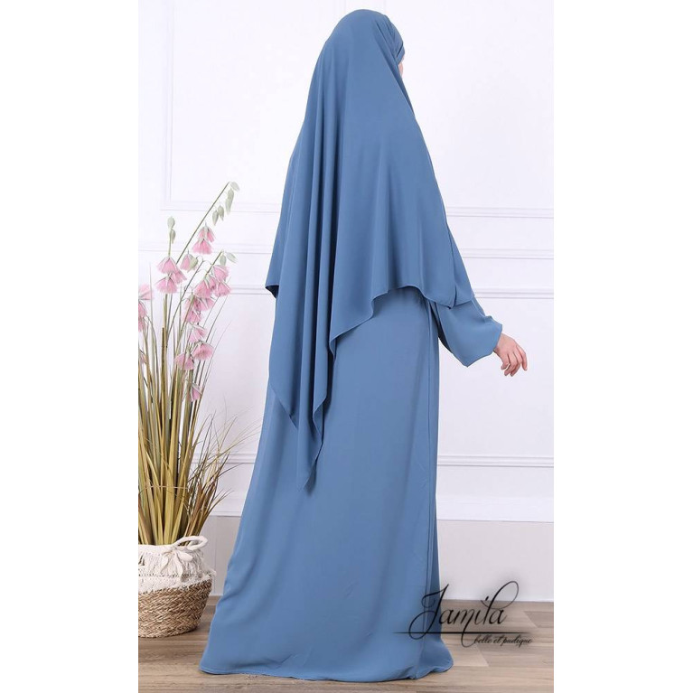 Khimar - Bleu Jean - Royal Léger - Jamila - 2554K1R