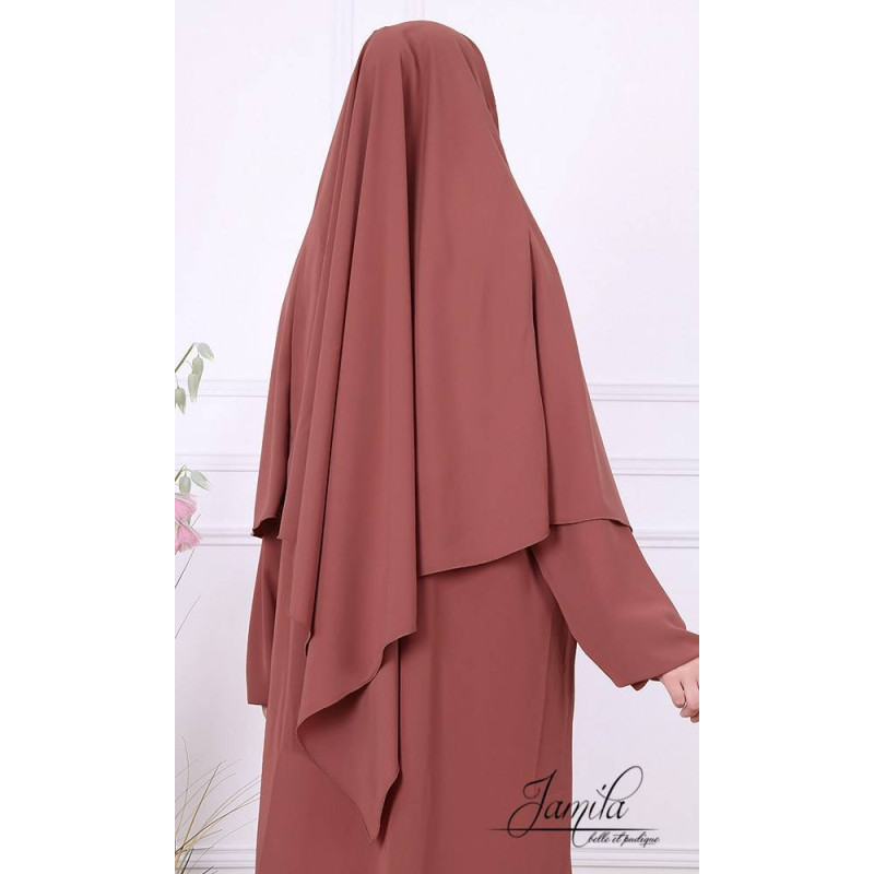 Khimar - Terracotta - Microfibre Royal - Jamila - 2660K1R