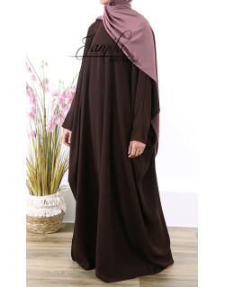 Abaya Papillon - Chocolat - Royal - Jamila - 293APRY