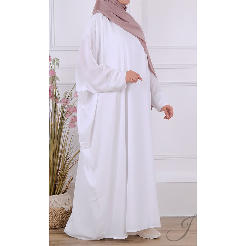 Abaya Papillon - Lilas - Microfibre Léger - Jamila