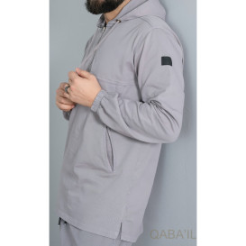 Sweat Capuche en Coton Stretch - Anthracite - Qaba'il : Haut Kameron