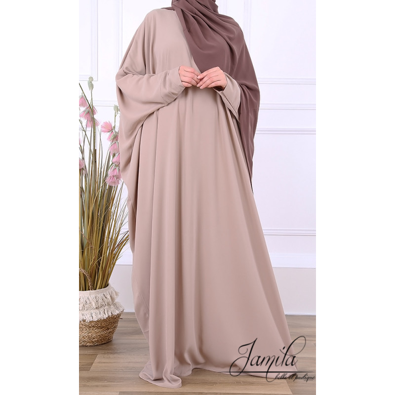 Abaya Papillon - Beige - Royal - Jamila 