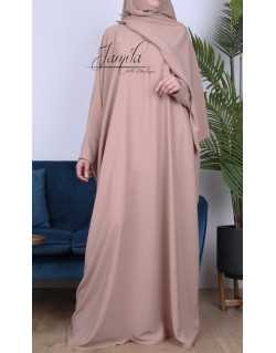Abaya Papillon - Taupe rosé - Royal - Jamila