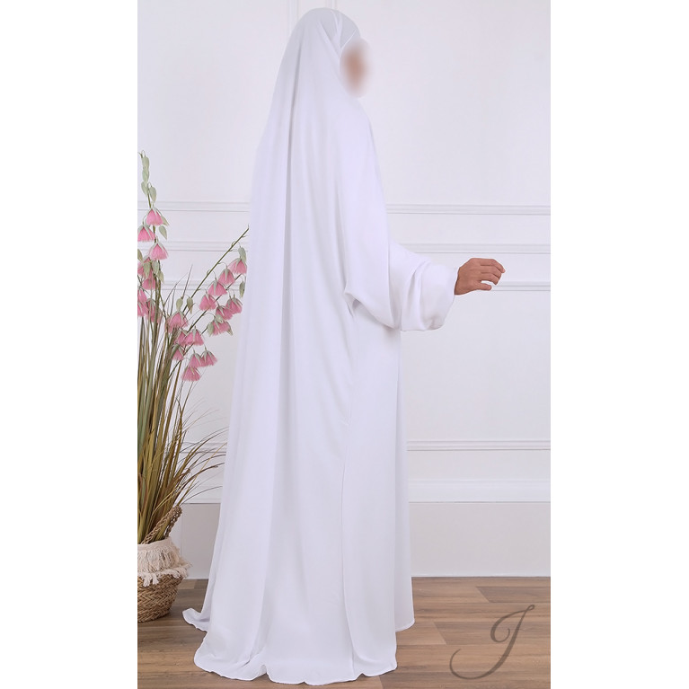 JIlbab 1 Pièce - Saumon - Microfibre Léger - Jamila