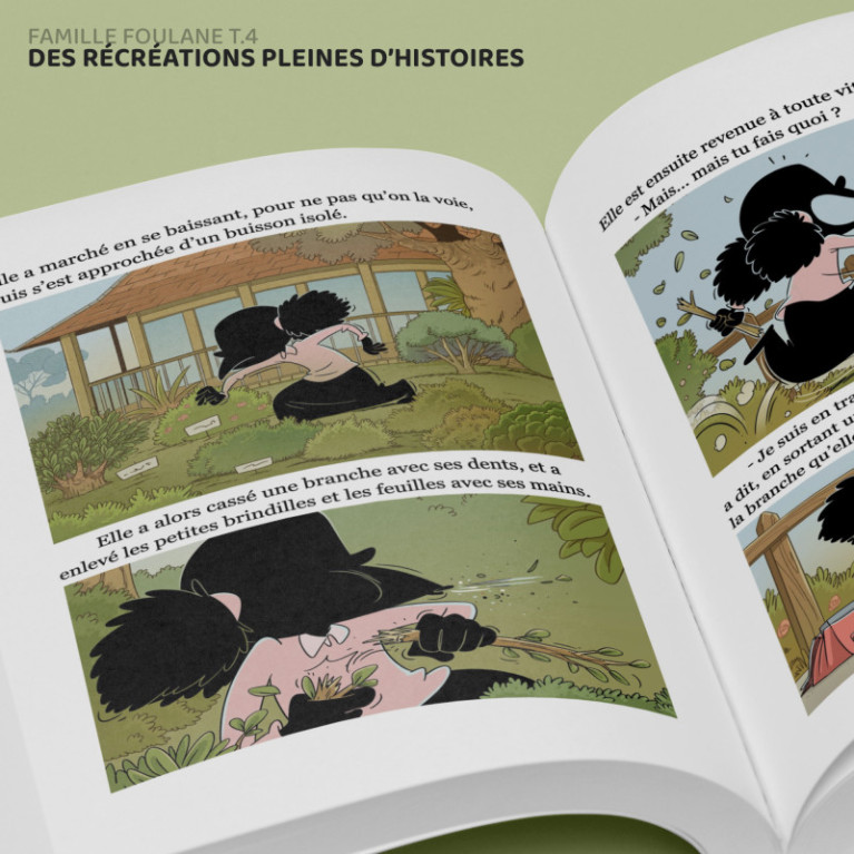 BD - Famille Foulane 4 - Des Récréations Pleines d'Histoires T4 - Edition Du Bdouin