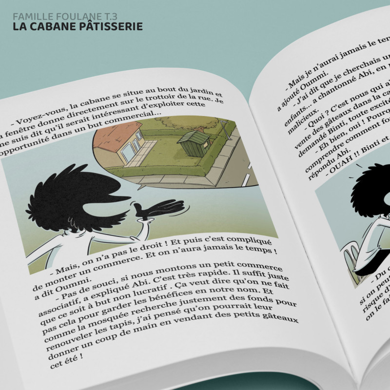 BD - Famille Foulane 3 - la Cabane Pâtisserie T3 - Edition Du Bdouin