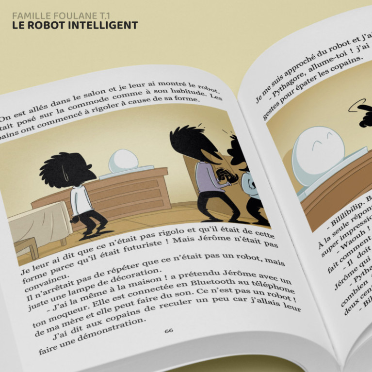 BD - Famille Foulane 1 - Le Robot Intelligent T1 - Edition Du Bdouin