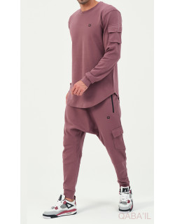 Ensemble Sarouel et Sweat Grenat, Survêtement Qaba'il : Sniper NEO New
