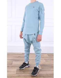 Ensemble Sniper NEO New, Kid & Teen - Bleu Horizon - Sarouel + Haut de 3 à 16 ans - Qaba'il