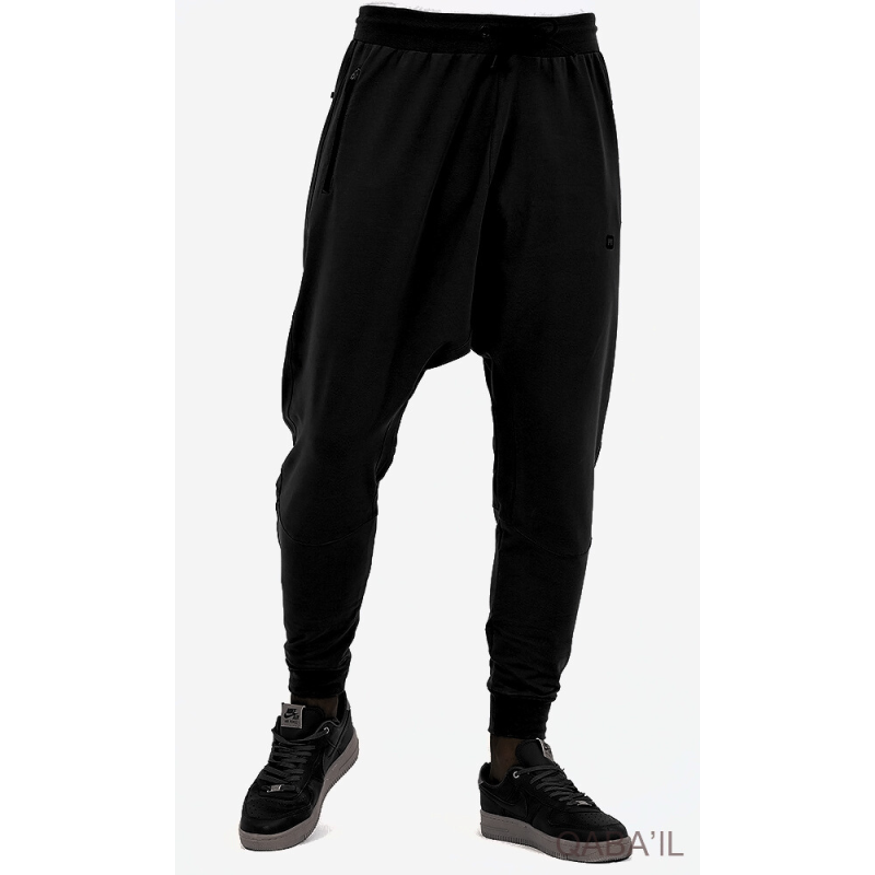 Sarouel Jogging Noir Qaba'il : Athletik