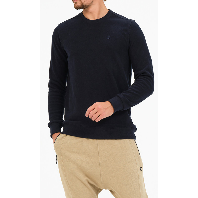 Pull Col Rond Navy Blue Qaba'il : W24