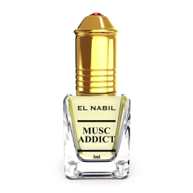 Musc Addict - Parfum : Mixte - Extrait de Parfum Sans Alcool - El Nabil - 5 ml
