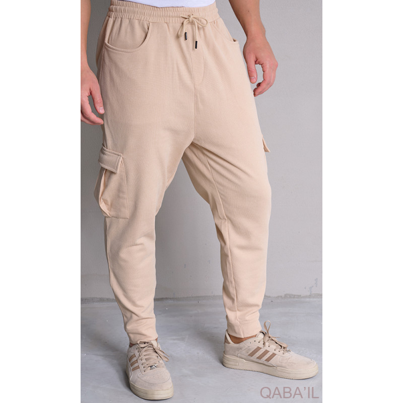 Sarouel Cargo Beige - Qaba'il : Cargo Flex