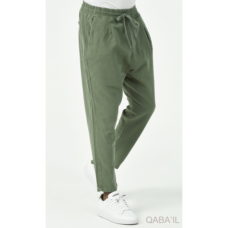 Sarouel Cargo Kaki - Qaba'il : Cargo Flex