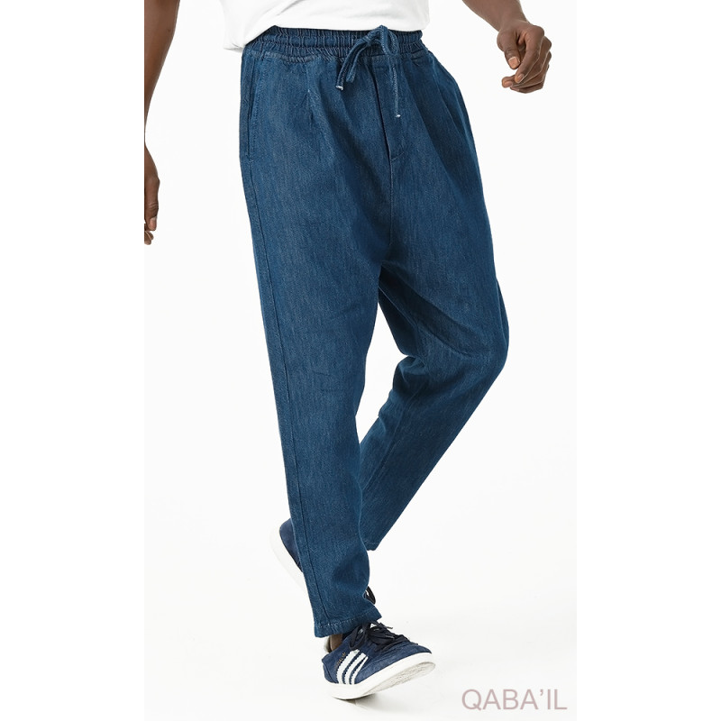 Sarouel Bleu Jean Brut - Qaba'il : Jean Urban Classik