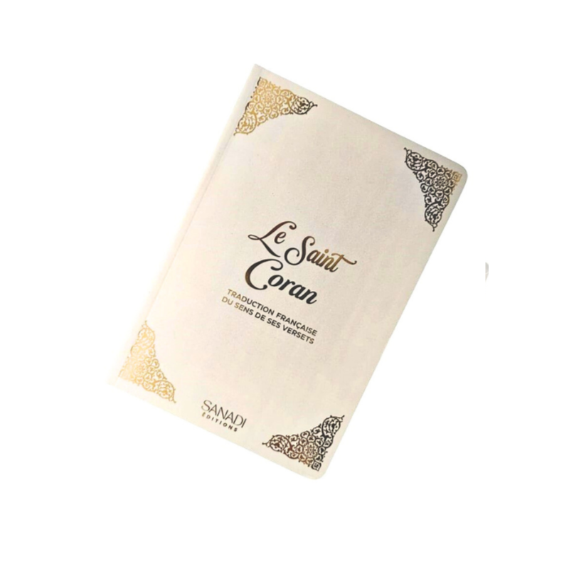 Coran Traduction Uniquement en Français - Blanc - Tailles : 13,50 x 20 cm - Éditions Sanadi 