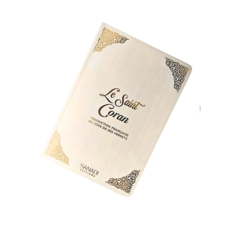 Coran Traduction Uniquement en Français - Blanc - Tailles : 13,50 x 20 cm - Éditions Sanadi 