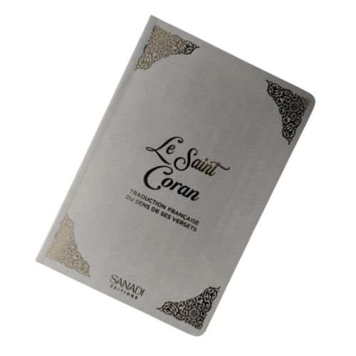 Coran Traduction Uniquement en Français - Gris - Tailles : 13,50 x 20 cm - Éditions Sanadi