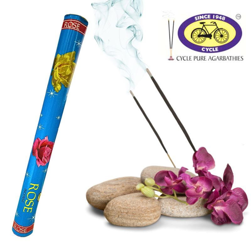 Éveillez Vos Sens : 15 Bâtonnets d'Encens Rose d'Inde Faits à la Main une Atmosphère Relaxante - Certifié Zéro Carbone