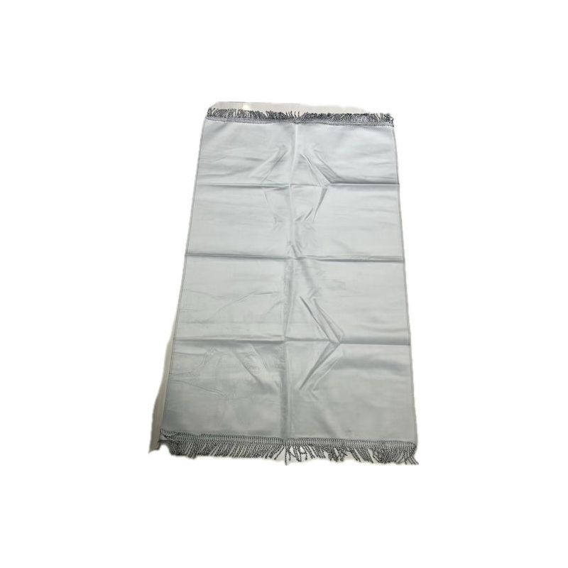 Tapis de Prière Argent, Adulte Personnalisable - Velours Uni - Dimensions 69 x 107 cm