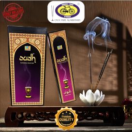 Encens Oudh Naturel d'Inde: 15 Bâtonnets Artisanaux pour une Ambiance Relaxante - Cycle Brand