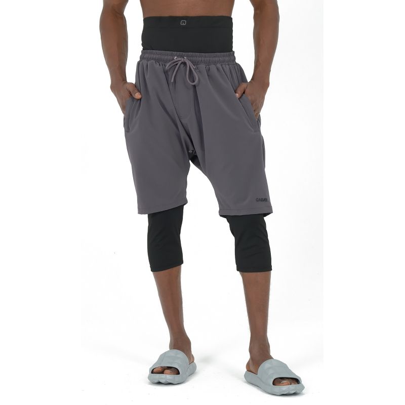 Sarouel de Bain Cycliste - SwimShort - Anthracite - Qaba'il