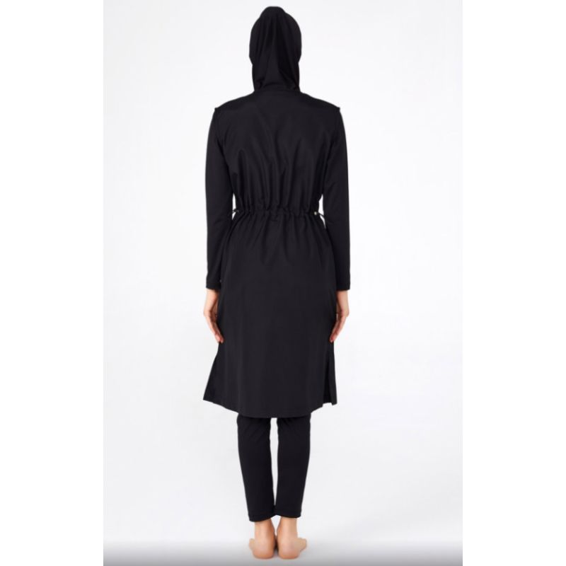 Burkini Hijab 5 Pièces - Noir - ADASEA